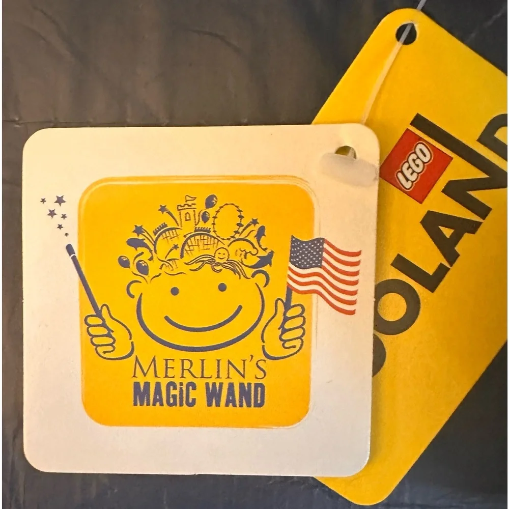 NWT LEGOLAND NY RESORT NAVY REUSABLE SHOPPING BAG TOTE - LARGE